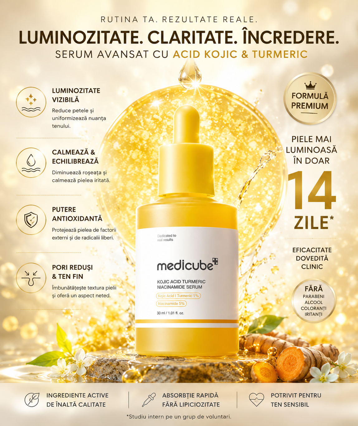 Ser iluminator cu vitamine EQQUALBERRY
