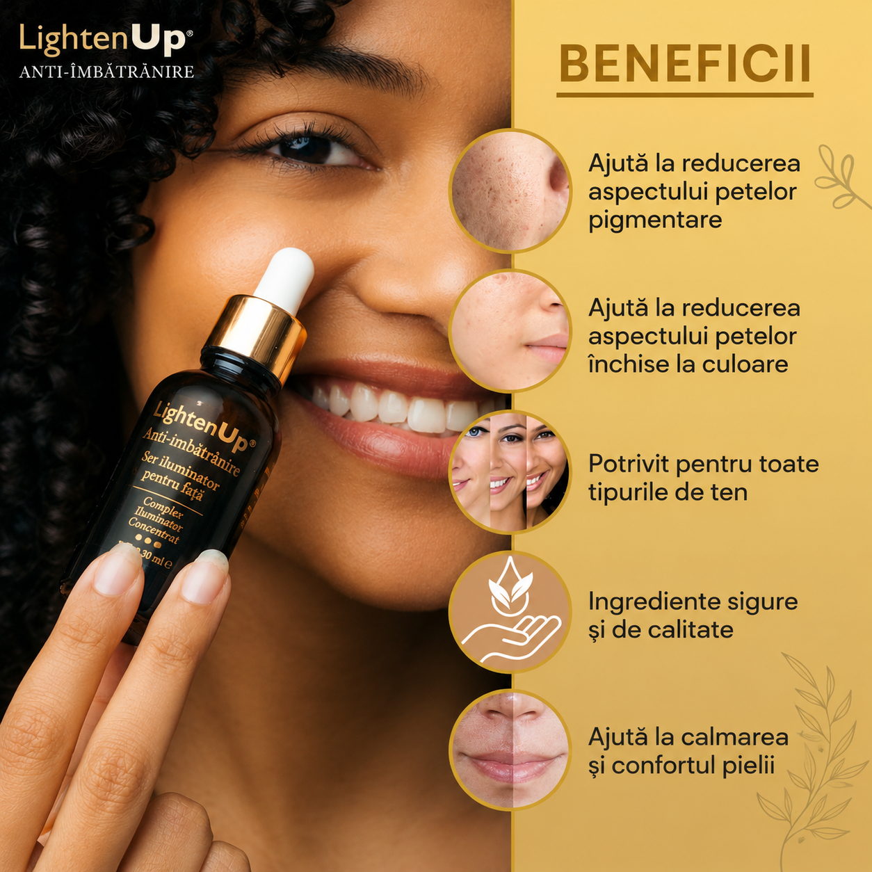 Serum Luminos pentru Ten