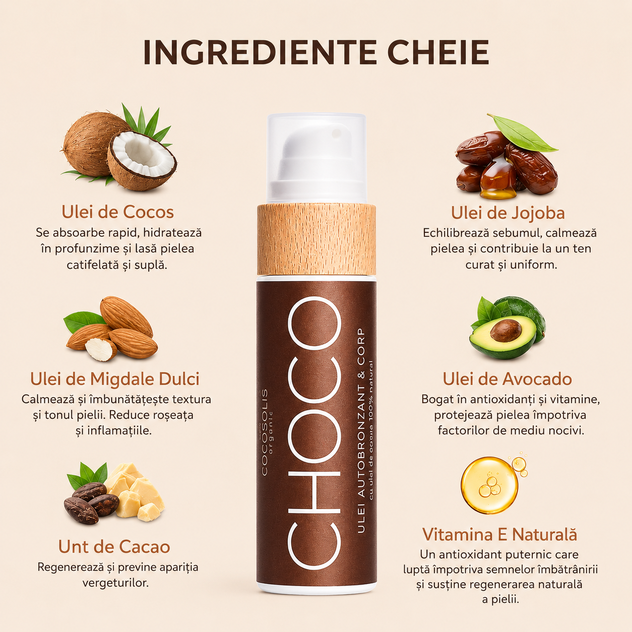 Ulei Bronzant COCOSOLIS Choco